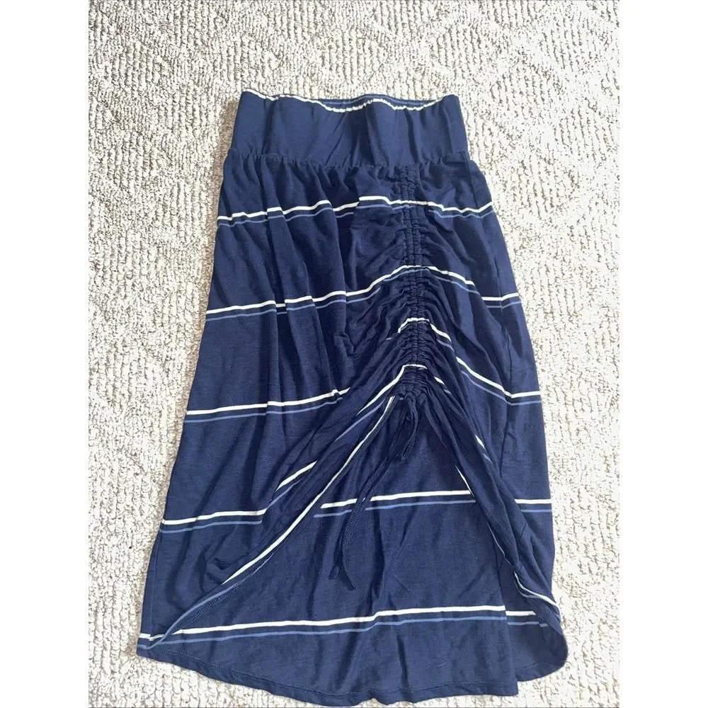 Carve Designs Womens Midi‎ Maxi Skirt Size xs - Navy EUC